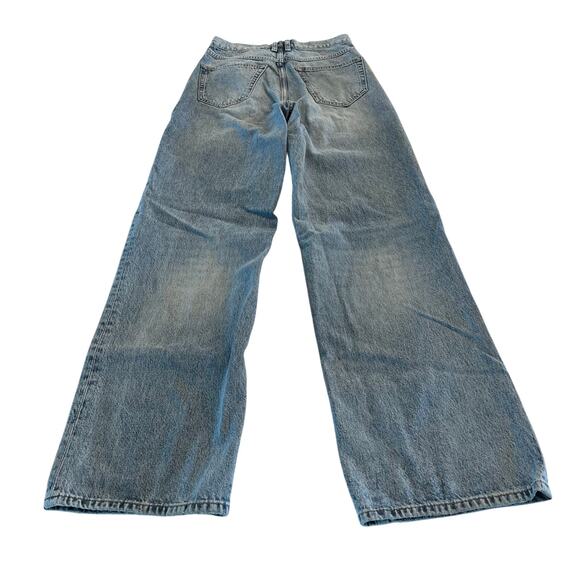 Frame High N Tight Wide Leg Jeans in Bilson Rips size 25 - Picture 4 of 12